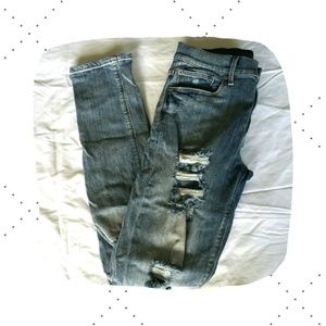 Women's Express Skinny Distress Jeans